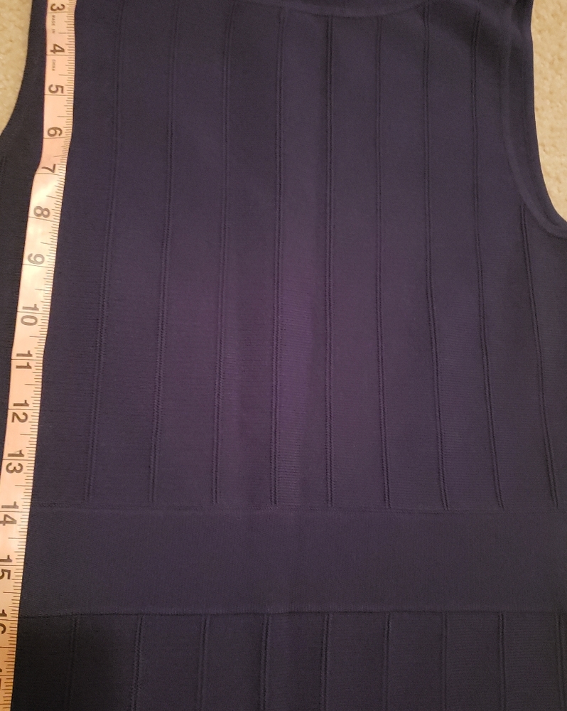 NWT Eva Mendes Blue and White Sweater Dress - Picture 7 of 7